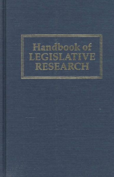 Handbook of Legislative Research cover