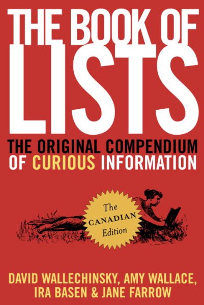 The Book of Lists, The Canadian Edition: The Original Compendium of Curious Information cover