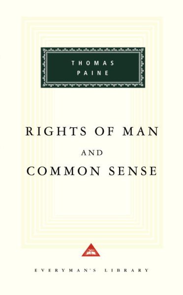 Rights of Man and Common Sense (Everyman's Library) cover