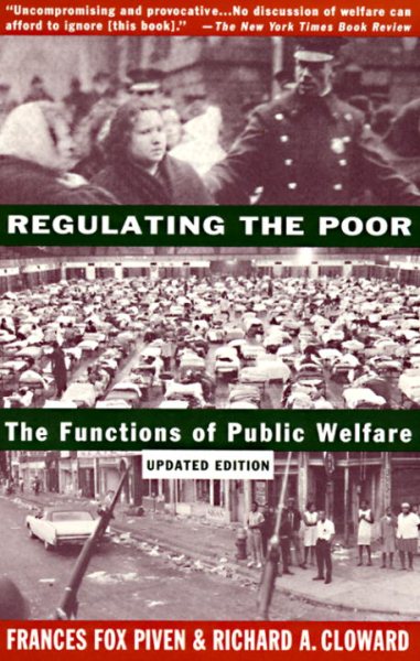 Regulating the Poor: The Functions of Public Welfare cover