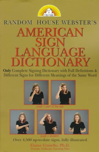 Random House Webster's American Sign Language Dictionary cover