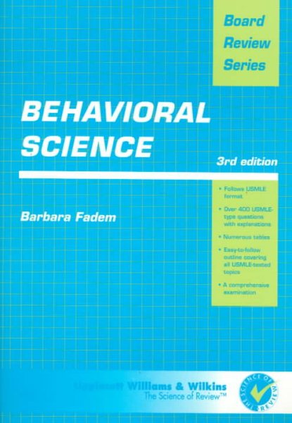 Behavioral Science: Board Review Series cover