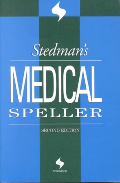 Stedman's Medical Speller Words (Stedman's Word Books)