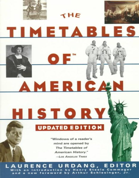 TIMETABLES OF AMERICAN HISTORY: UPDATED EDITION cover