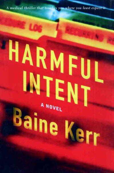 Harmful Intent: A Novel cover