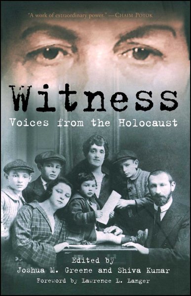 WITNESS: Voices from the Holocaust cover
