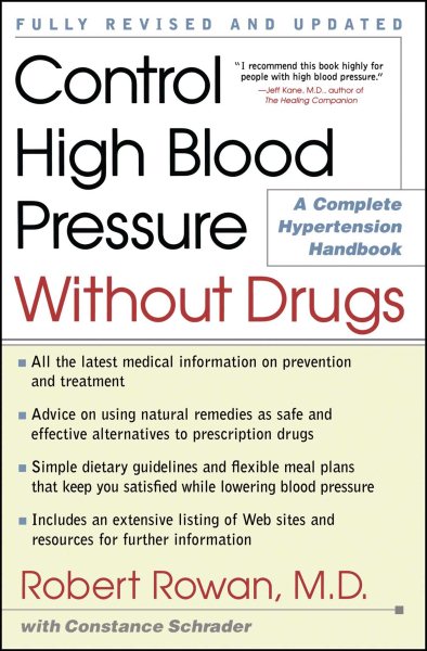 Control High Blood Pressure Without Drugs: A Complete Hypertension Handbook cover