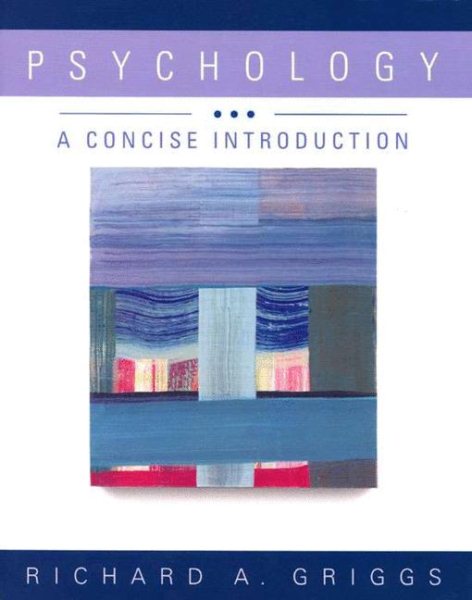 Psychology: A Concise Introduction cover