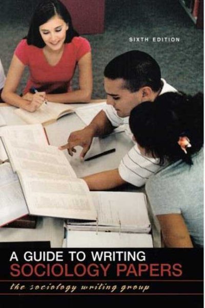 A Guide to Writing Sociology Papers cover