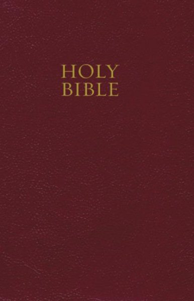NKJV, Pew Bible, Hardcover, Burgundy, Red Letter Edition (Classic)