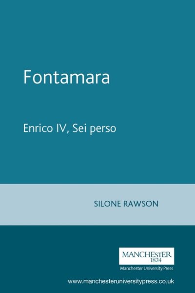 Fontamara: Enrico IV, Sei perso (Italian Texts) cover
