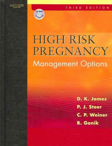High Risk Pregnancy: Textbook with CD-ROM cover