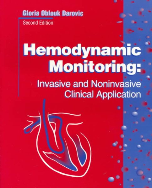 Hemodynamic Monitoring: Invasive and Noninvasive Clinical Application cover