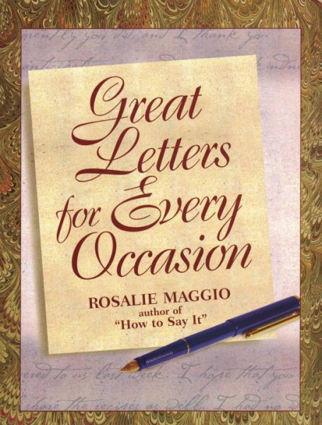Great Letters for Every Occasion cover