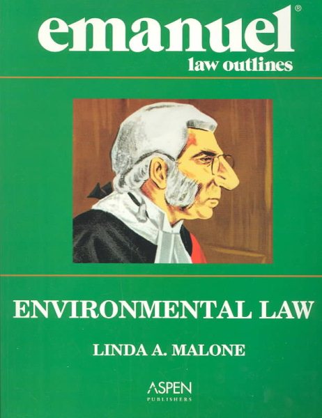 Emanuel Law Outlines: Environmental Law cover