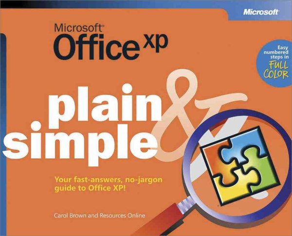 Microsoft® Office XP Plain & Simple (How to Do Everything)