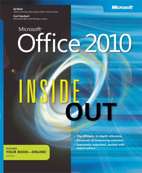 Microsoft® Office 2010 Inside Out cover