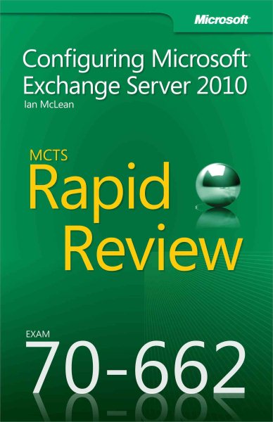 MCTS 70-662 Rapid Review: Configuring Microsoft Exchange Server 2010 cover