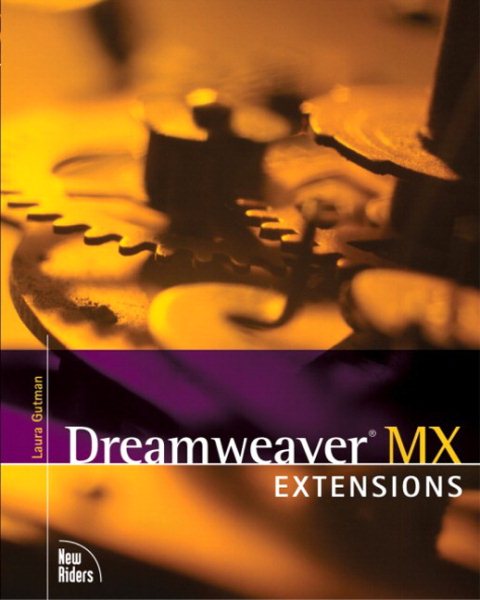 Dreamweaver MX Extensions cover