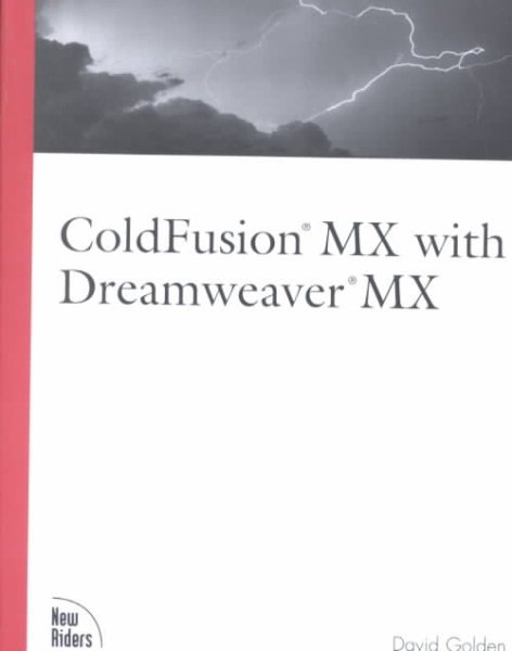 ColdFusion MX with Dreamweaver MX cover