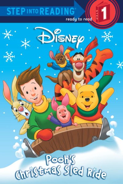Pooh's Christmas Sled Ride (Step into Reading) cover