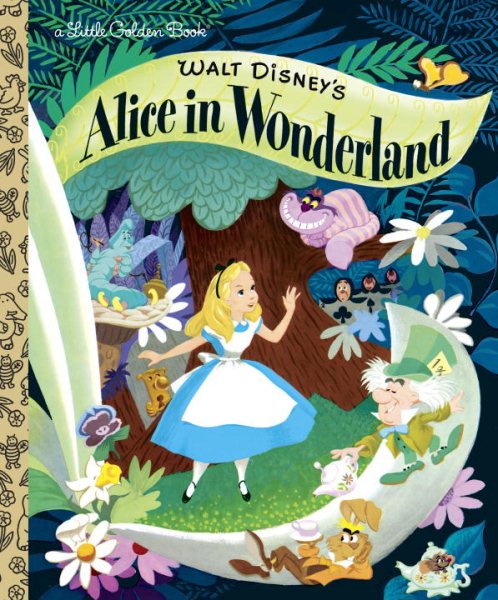 Walt Disney's Alice in Wonderland (Little Golden Books) cover