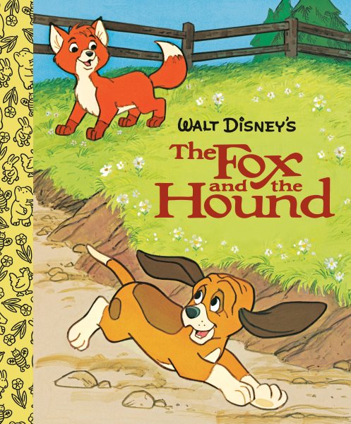The Fox and the Hound Little Golden Board Book (Disney Classic) (Little Golden Book) cover