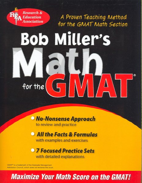 Bob Miller's Math for the GMAT (Test Preps) cover