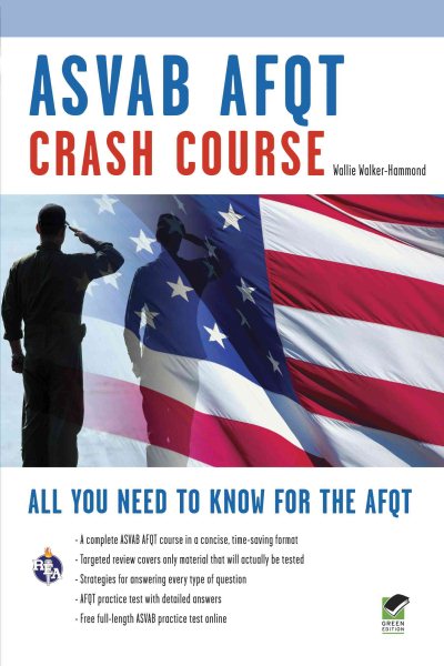 ASVAB AFQT Crash Course Book + Online (Military (ASVAB) Test Preparation)
