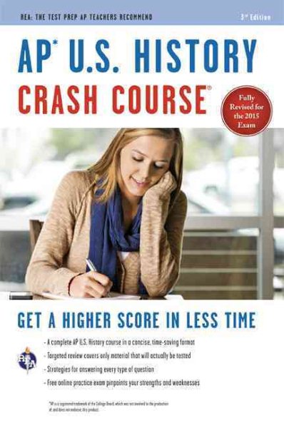 AP® U.S. History Crash Course Book + Online (Advanced Placement (AP) Crash Course) cover