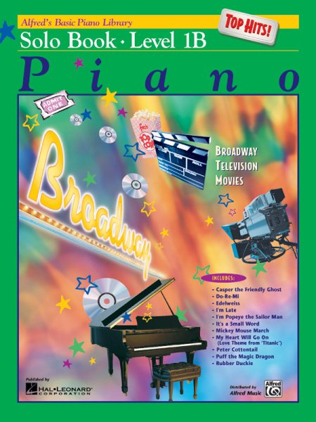 Alfred's Basic Piano Library: Top Hits Solo Book, Level 1B