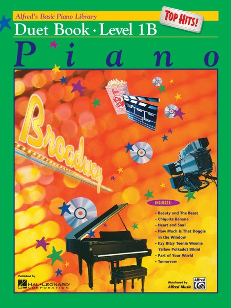 Alfred's Basic Piano Course Top Hits! Duet Book (Alfred's Basic Piano Library) cover
