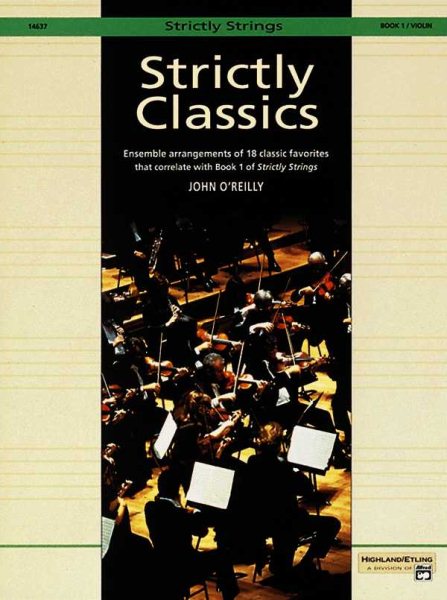 Strictly Classics, Bk 1: Violin (Strictly Strings, Bk 1) cover