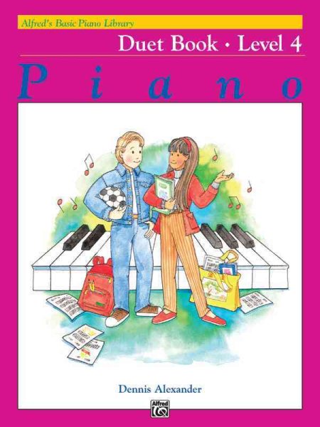 Alfred's Basic Piano Library Duet Book, Bk 4 (Alfred's Basic Piano Library, Bk 4) cover