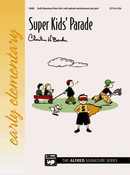 Super Kids' Parade: Sheet cover