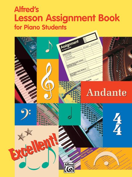 Alfred's Lesson Assignment Book for Piano Students cover