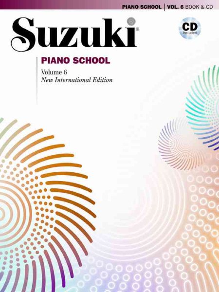Suzuki Piano School, Vol 6: Book & CD cover