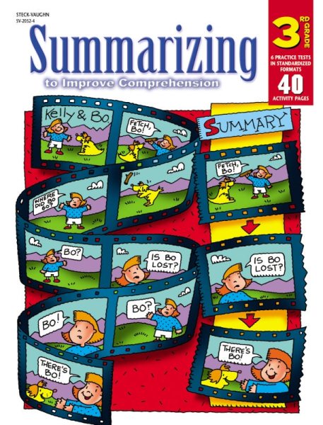 Summarizing to Improve Comprehension Gr3 cover