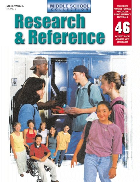 MS Writing: Research & Reference (Middle School Writing Skills) cover