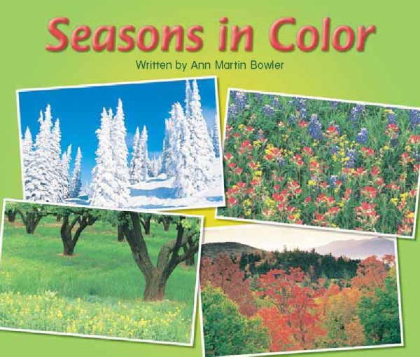 Steck-Vaughn Pair-It Books Foundation: Individual Student Edition Seasons in Color cover