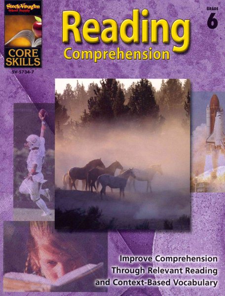 Core Skills: Reading Comprehension: Reproducible Grade 6 cover