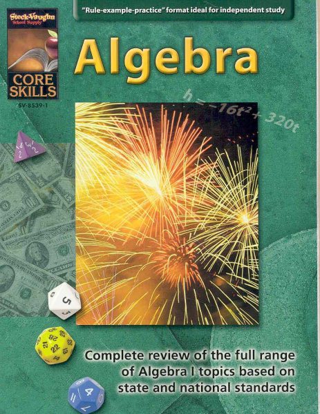 Core Skills: Algebra: Reproducible cover