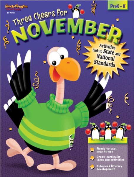 Three Cheers for…!: Reproducible November cover