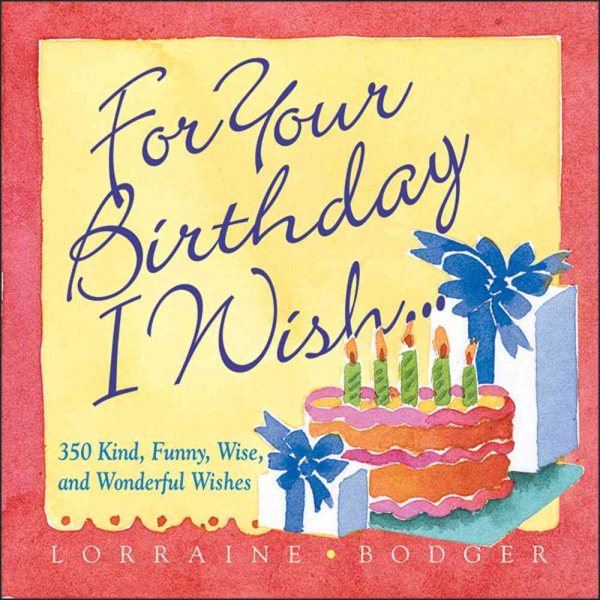 For Your Birthday I Wish... cover