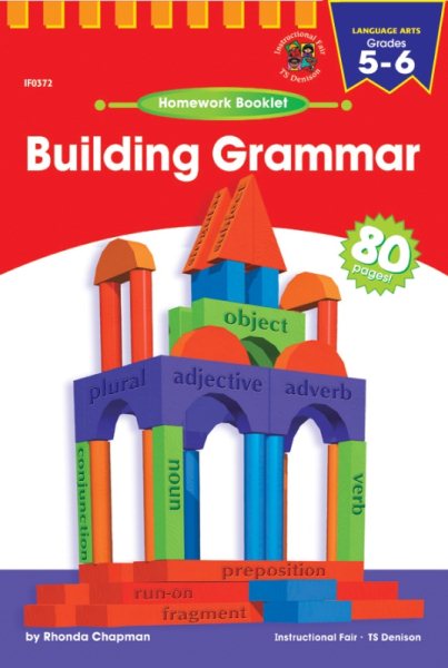 Building Grammar Homework Booklet, Grades 5 - 6 (Homework Booklets) cover