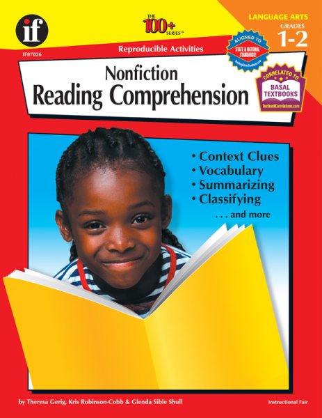 The 100+ Series Nonfiction Reading Comprehension, Grades 1-2 cover