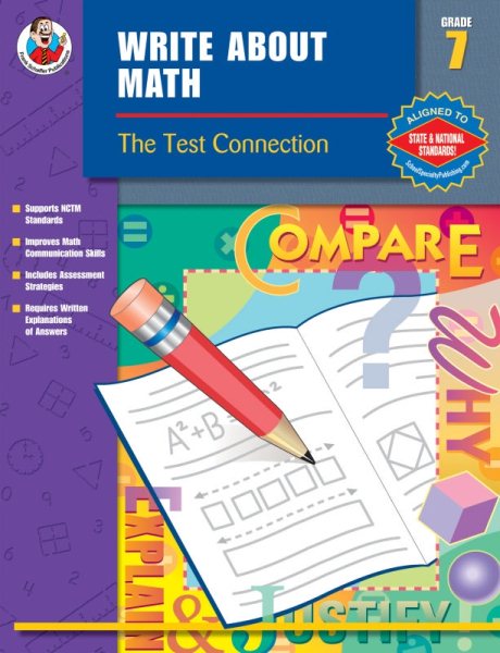 Write About Math, Grade 7 (The Test Connection)