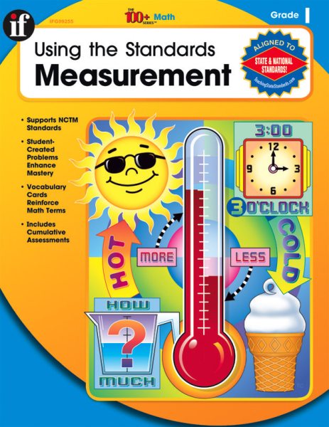 Using the Standards - Measurement, Grade 1 (The 100+ Series™) cover