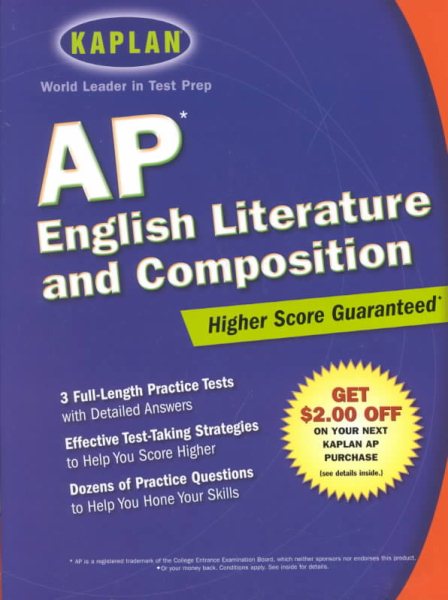 AP English Literature & Composition: An Apex Learning Guide (Kaplan AP English Literature & Composition) cover
