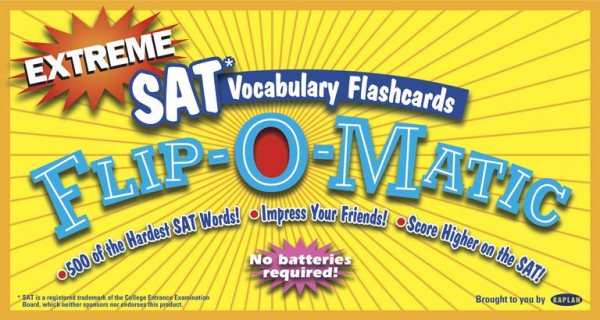 Extreme SAT Vocabulary Flashcards Flip-O-Matic